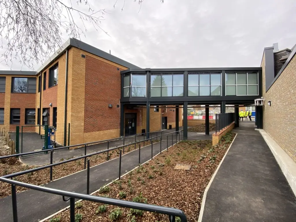 New Building Link Bridge