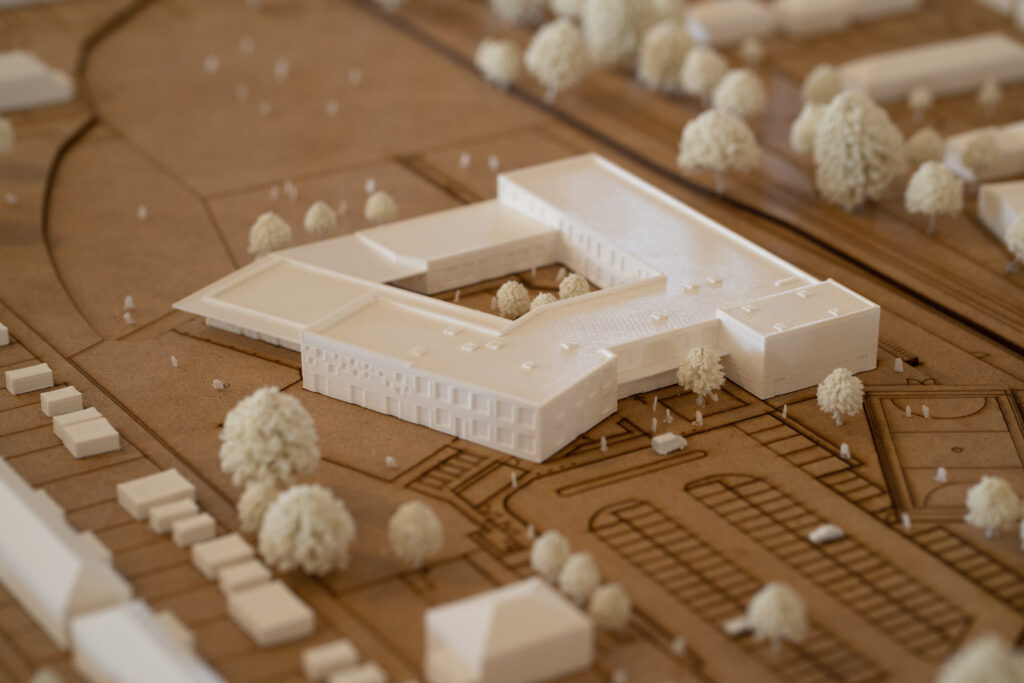 3D Printed model of Carew Academy