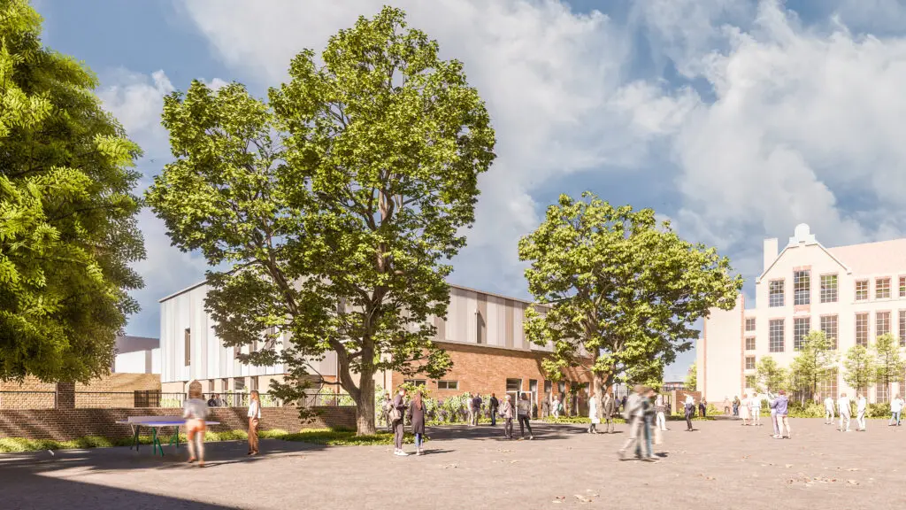 Fulham Cross Academy Courtyard