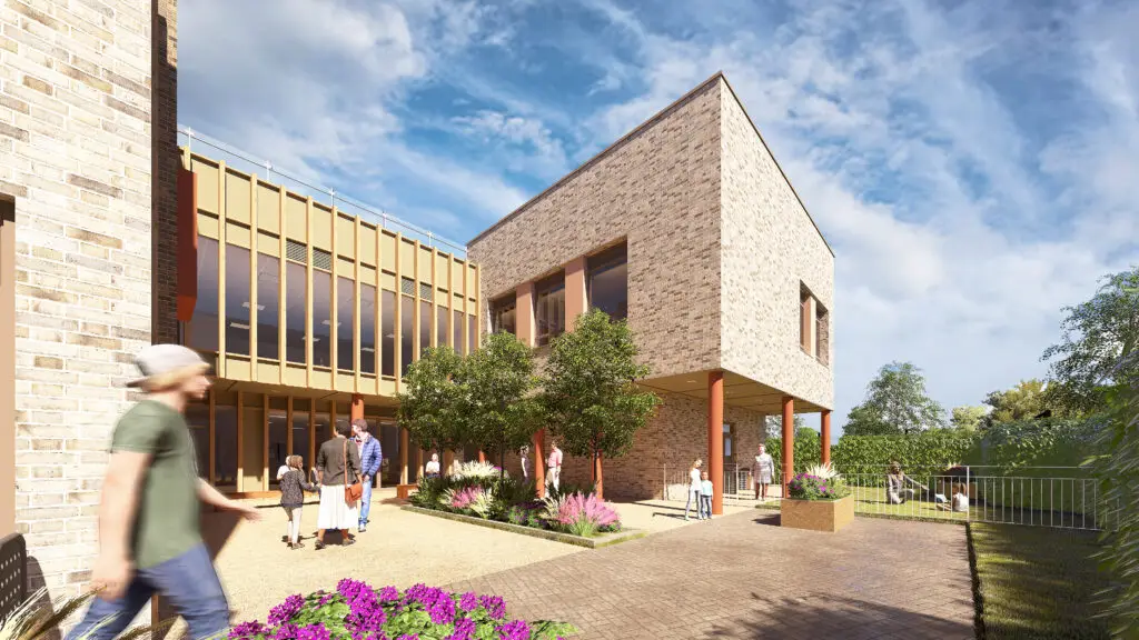 Meadow High School Courtyard