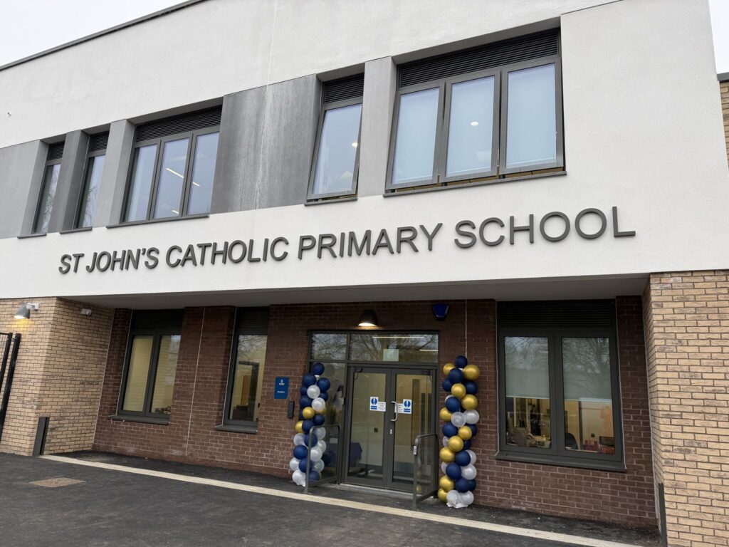 RAAC school rebuild St John’s Catholic Primary School