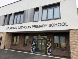 RAAC school rebuild St John’s Catholic Primary School