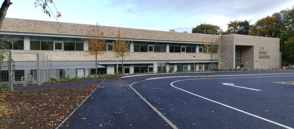 Austen Academy front elevation
